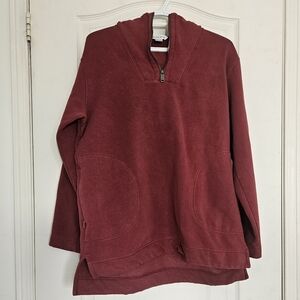 Athleta Retroplush Tunic Hoodie